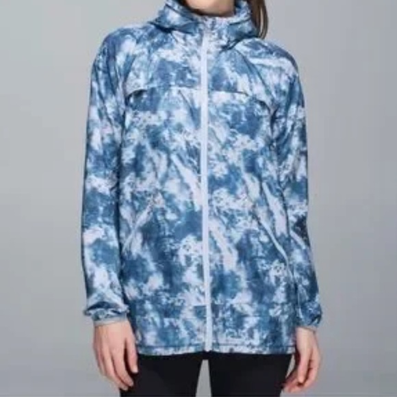 Lululemon Miss Misty Jacket Full Zip Winderbreaker Alberta Silver Fox Blue S - Picture 13 of 13